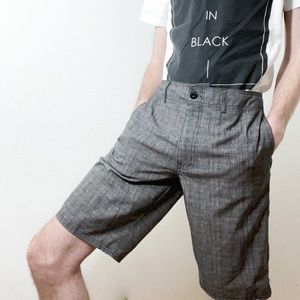 28 Waist Ocean Current Board Shorts Gray Woven